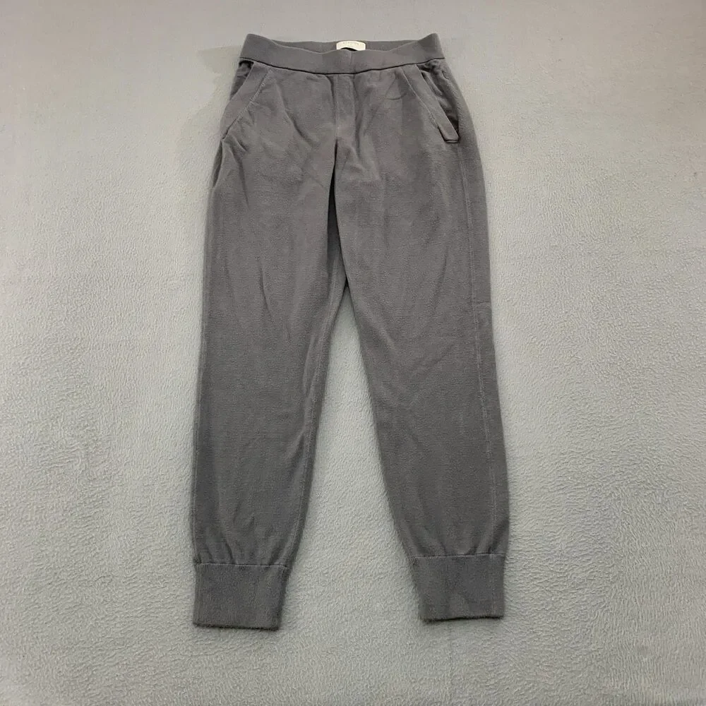 Aritizia Babaton Sweatpants Womens Small Gray Knit Jogger Elastic Waist Pockets